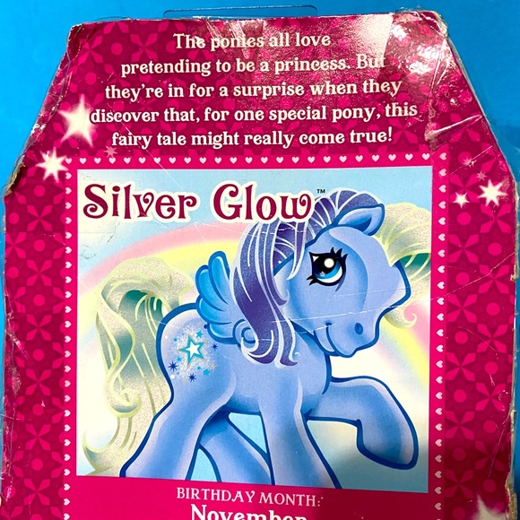 MY LITTLE PONY G3 NWT VTG 2005 CRYSTAL PRINCESS PEGASUS WINGED PONY SILVER GLOW - Picture 14 of 16